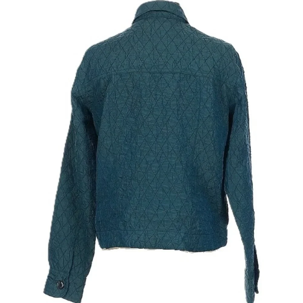 Coldwater Creek Crinkle Diamond Quilted Jacket - Picture 12 of 16